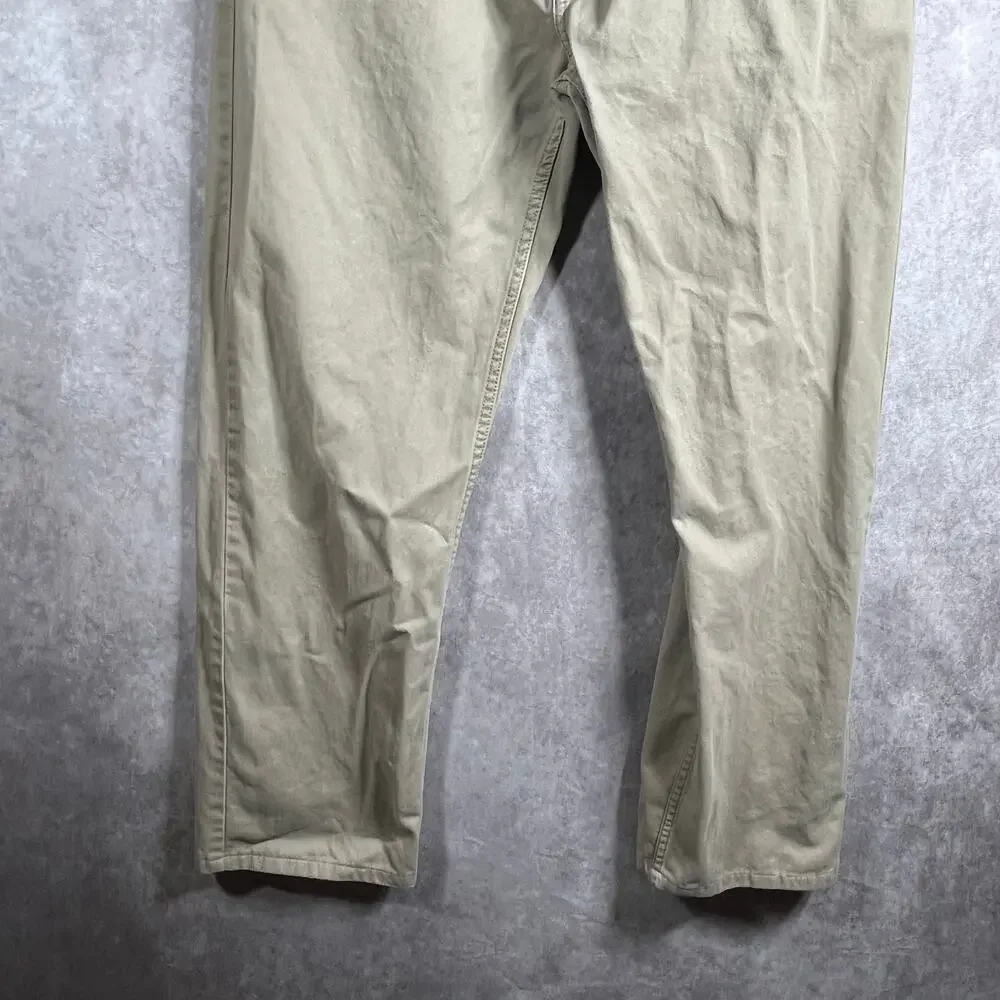 Levi's 505 Pants Mens Size 38X34‎ Brown Denim Regular Fit Straight Leg Casual